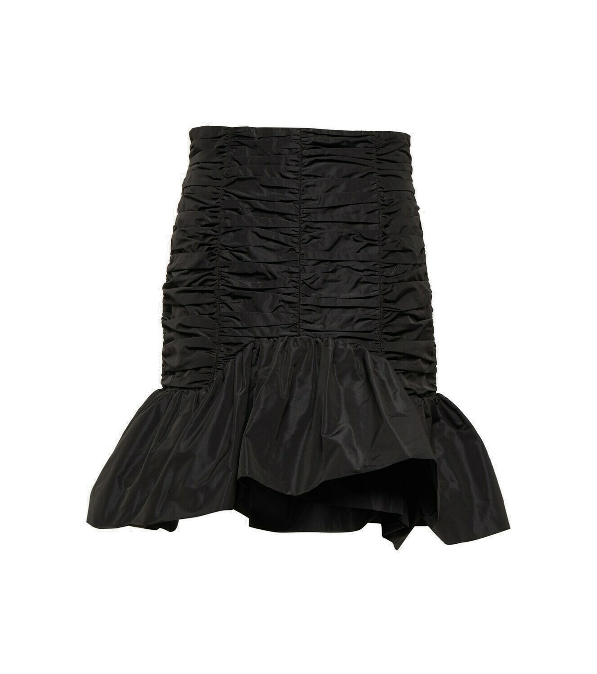 Patou Ruched faille miniskirt Patou