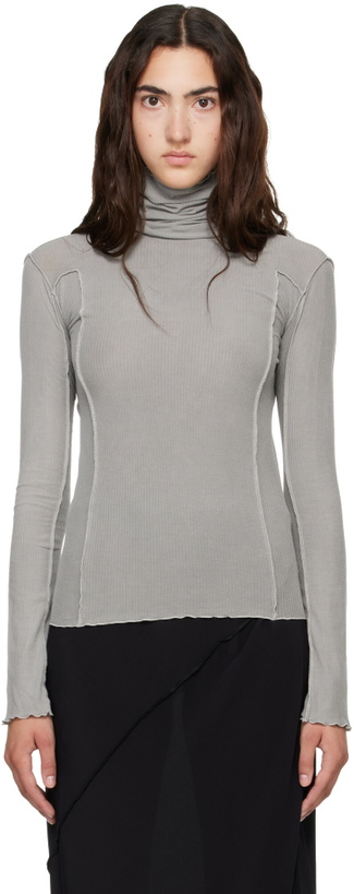Photo: Baserange Gray Omato Turtleneck