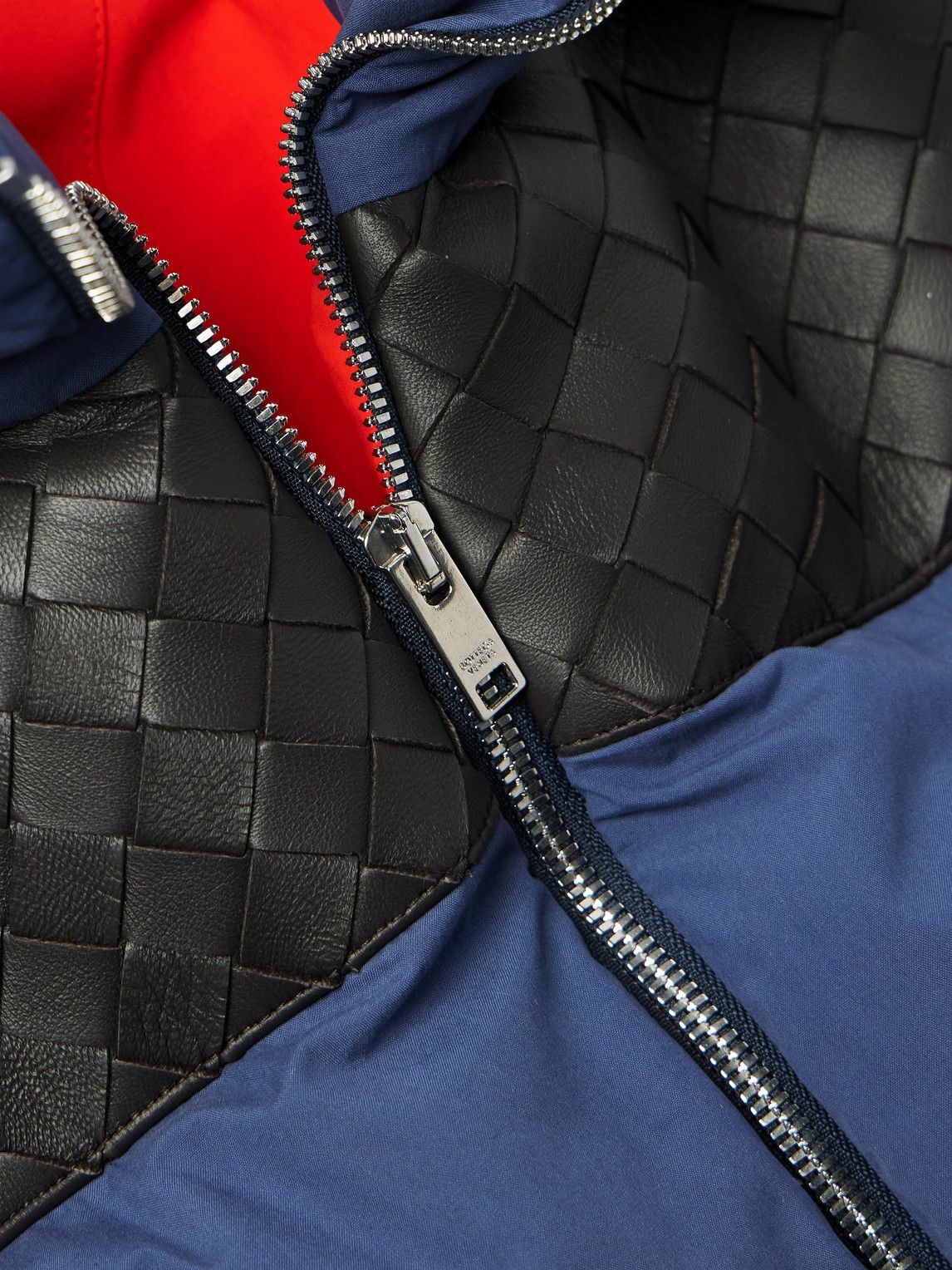 Bottega Veneta - Intrecciato Leather-Trimmed Quilted Cotton