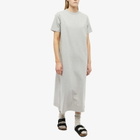 Snow Peak Women's Recycled Cotton Midi Dress in Medium Grey