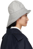 Maison Michel Grey Wool Julianne Hat