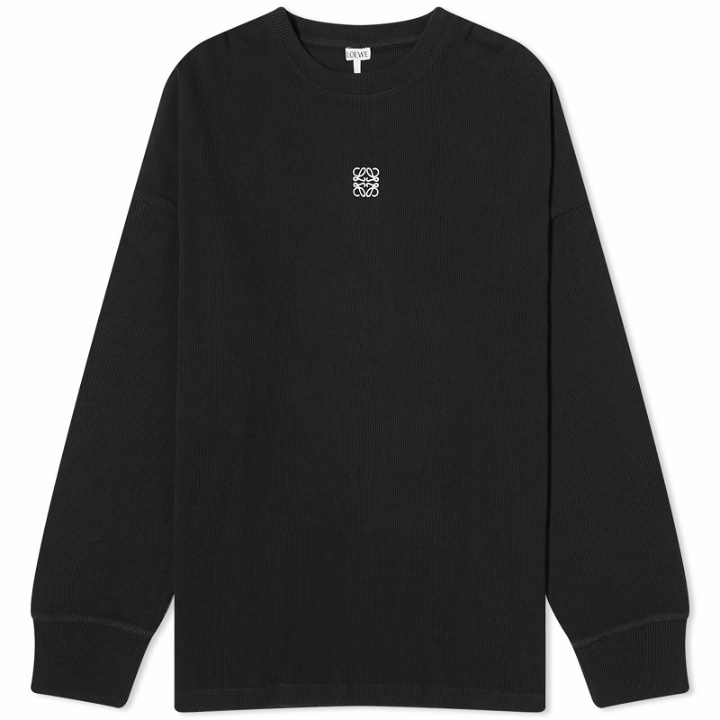 Photo: Loewe Men's Anagram Long Sleeve T-Shirt in Black