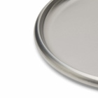 Service Projects Round Steel Tray 300 in Brushed Steel 