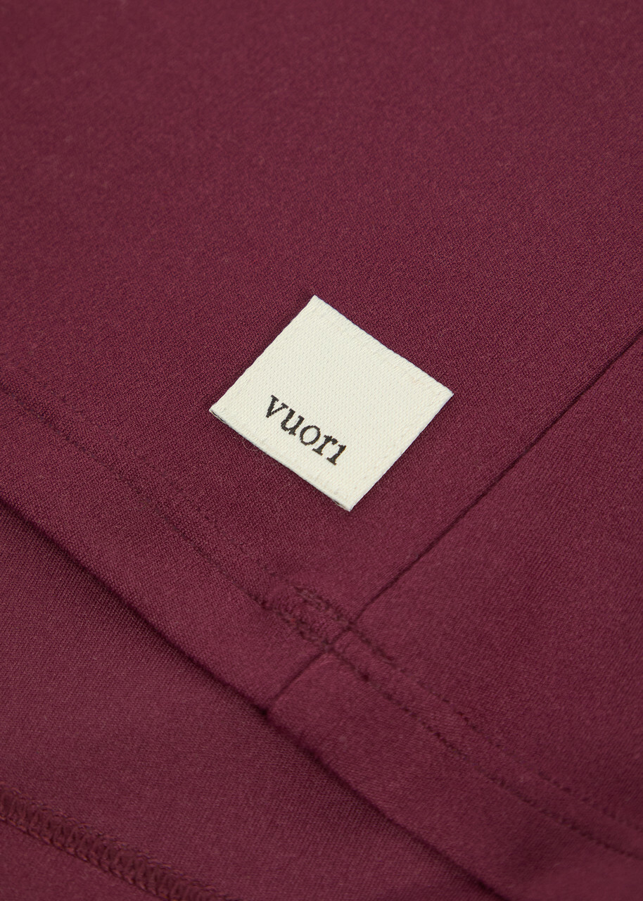 Vuori Allthefeels Stretch-jersey Workout Tank top Burgundy