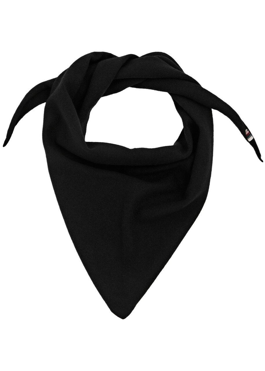 Extreme Cashmere N°35 Bandana Cashmere-blend Scarf - Black - One