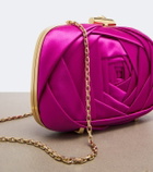 Roger Vivier Rose Vivier satin clutch