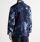 Blue Blue Japan - Kagozome Crinkled Indigo-Dyed Nylon Jacket - Blue