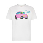 MC2 Saint Barth Man Cotton T-shirt With Lodola Car Print | Marco Lodola Art Special Edition