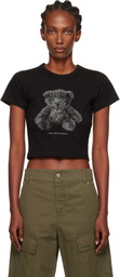 We11done Black Code Teddy T-shirt