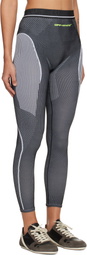 Off-White Gray Race Logo Arrow Seamless Leggings