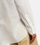 Nili Lotan Nathael ruffled cotton poplin shirt