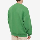 Acne Studios Men's Fyre Bubble Logo Crew Sweat in Electric Green