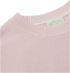 Aries - Logo-Print Organic Loopback Cotton-Jersey Sweatshirt - Men - Pink