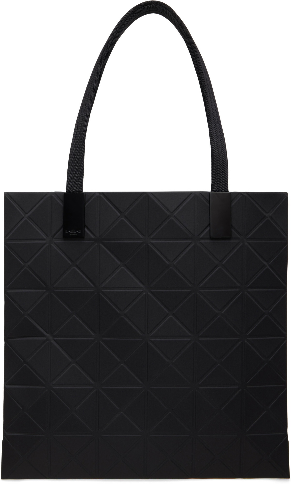 BAO BAO ISSEY MIYAKE Black Track Tote