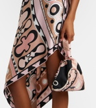 Pucci Emilio Orchidee silk twill top-handle bag