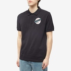 Fred Perry x Raf Simons Patched Polo Shirt in Black