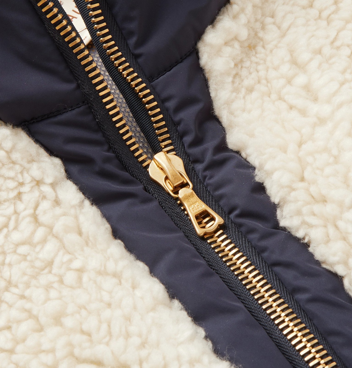 Holiday Boileau - Yvon Logo-Appliquéd Shell-Trimmed Fleece Half-Zip Jacket - Neutrals