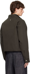 Omar Afridi Brown Steel Jacket
