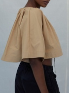 DEVEAUX Chloe Cupro Satin Wide Pants