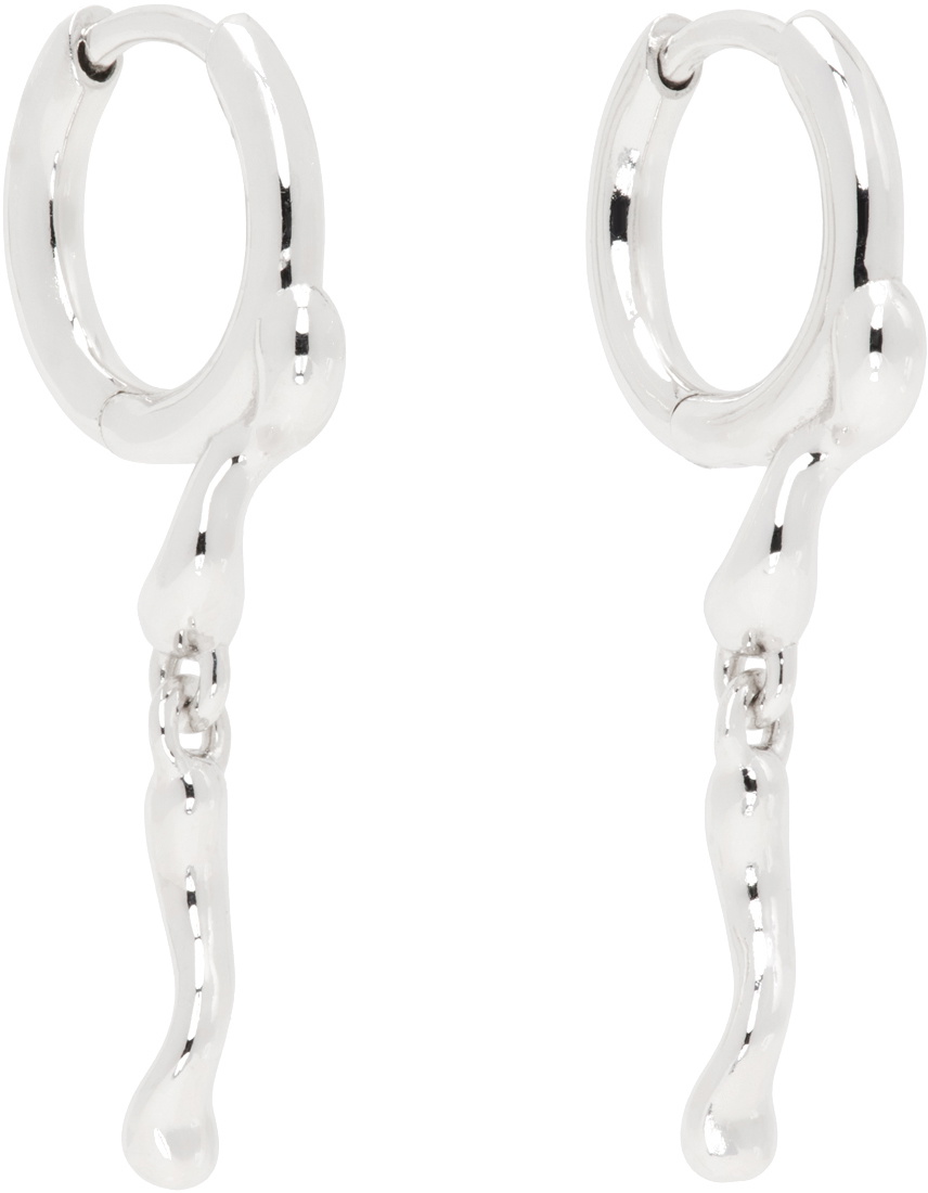 【関税込み】Maria Black シルバー Ramen Chu ハギーピアス Maria Black Silver Ramen Chu Huggie Earrings Maria Black