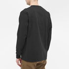 Uniform Experiment Men's Long Sleeve Pocket Logo T-Shirt in Black