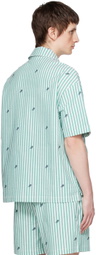 Sergio Tacchini Green & White Granda Shirt