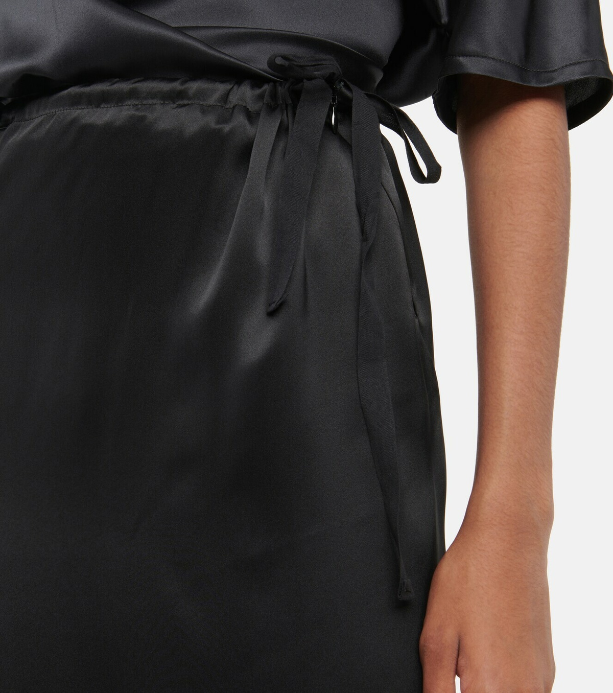 ANN DEMEULEMEESTER silk tie シルクタイ未使用 ANN DEMEULEMEESTER