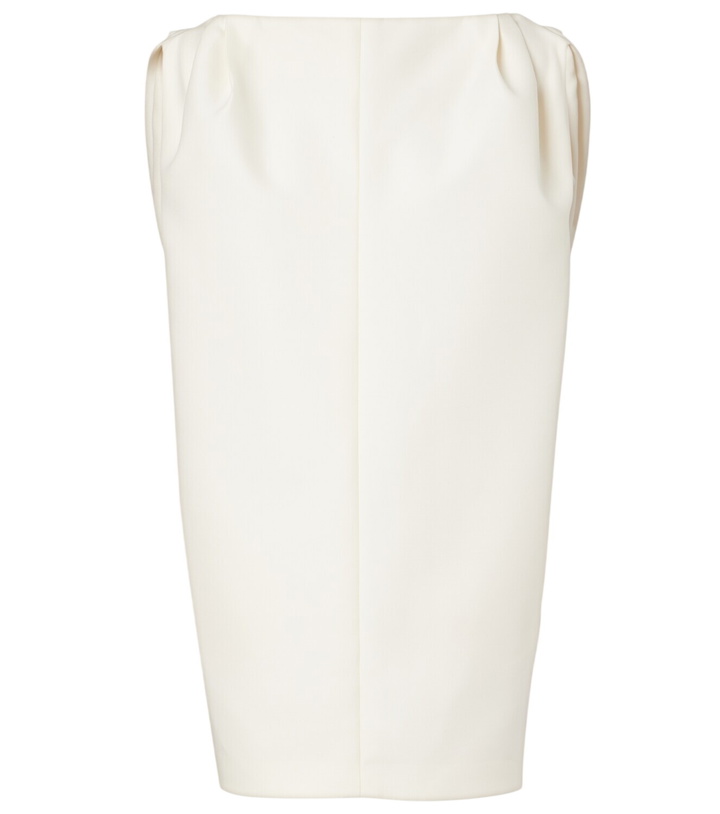 Photo: Balenciaga Draped wool and silk minidress