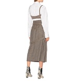 Rokh - Houndstooth wool skirt