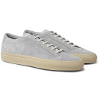 Common Projects - Achilles Suede and Leather Sneakers - Gray