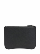 AMI PARIS Paris Paris Leather Zip Pouch