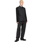 MM6 Maison Margiela Gray Wool Twill Trousers