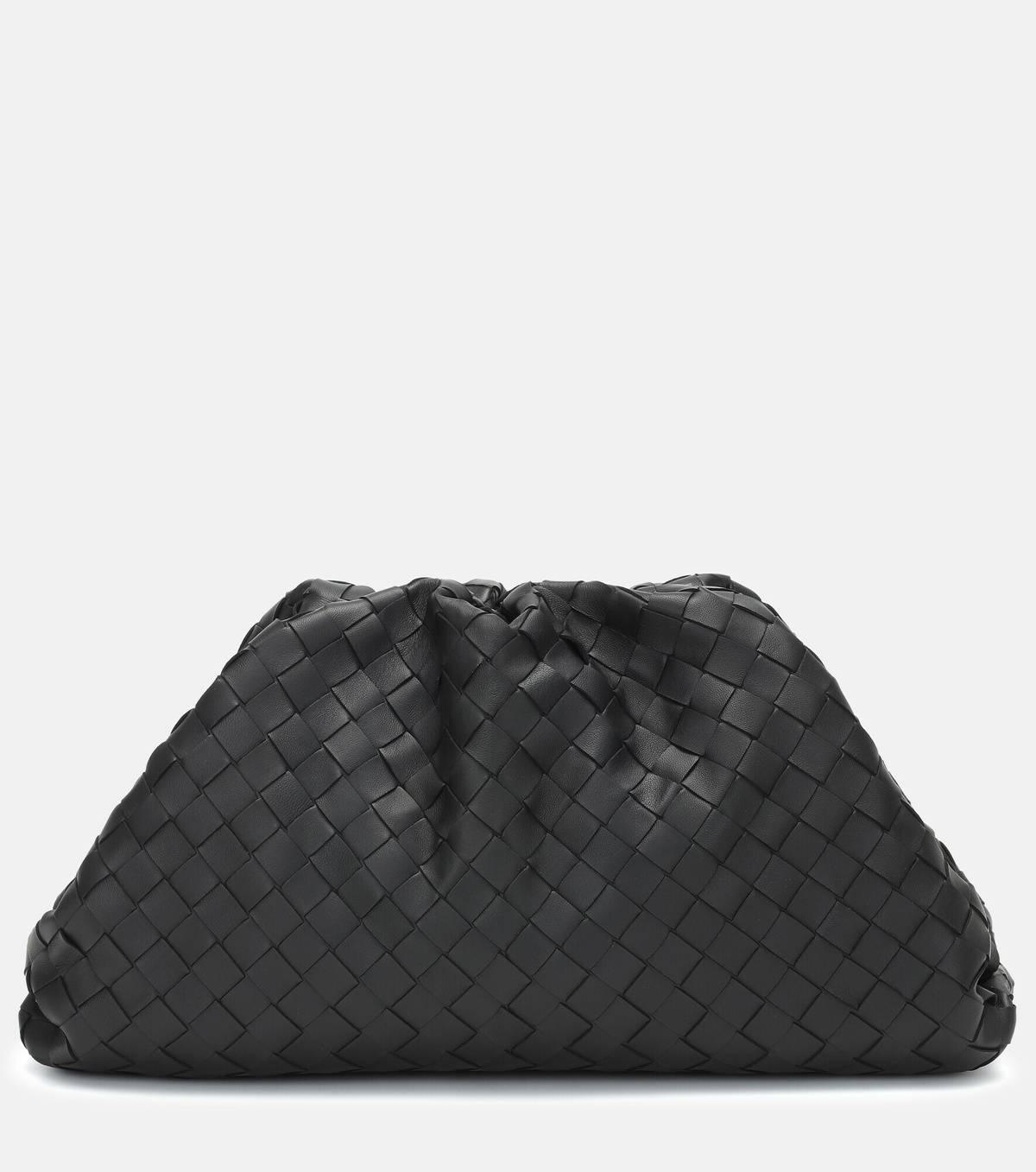 Bottega Veneta - Pouch intrecciato leather clutch