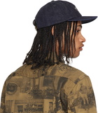 RRL Indigo Ranch Logo Denim Ball Cap