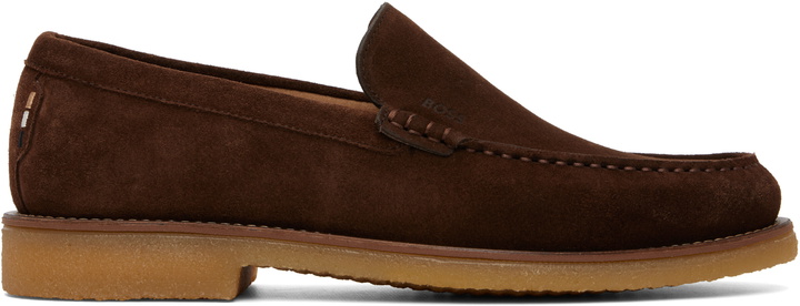 Photo: BOSS Brown Suede Loafers