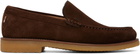 BOSS Brown Suede Loafers