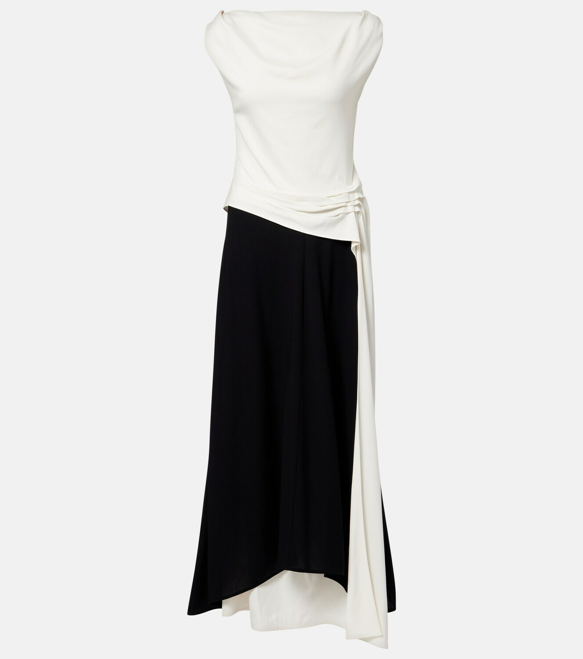Proenza Schouler Daliah draped crêpe satin maxi dress