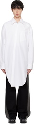 Mugler White Knot Shirt