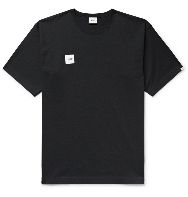 Photo: WTAPS - Cotton-Blend Jersey T-Shirt - Black