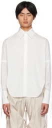Carlota Barrera White Drawstring Shirt