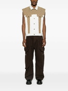 Gucci Blue GG Panelled Denim Gilet