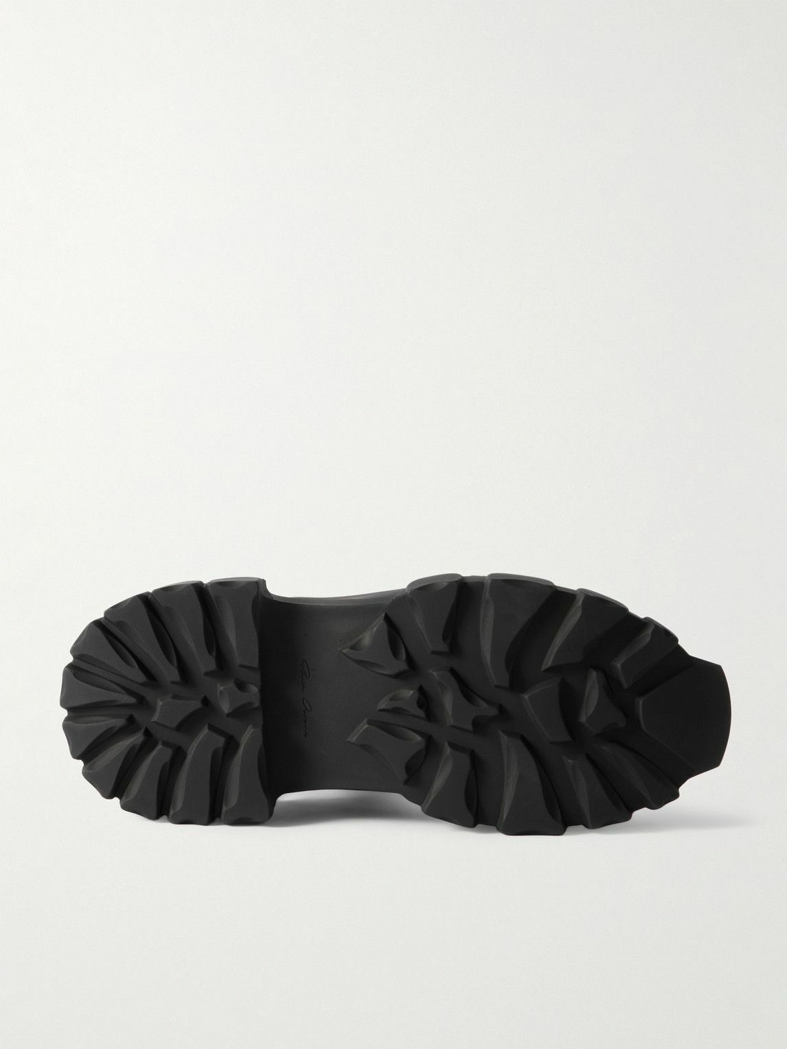 rick owens Bozo Tractor レザーダービーブーツ Bozo Tractor derby shoes RICK OWENS Nero | Grifo210