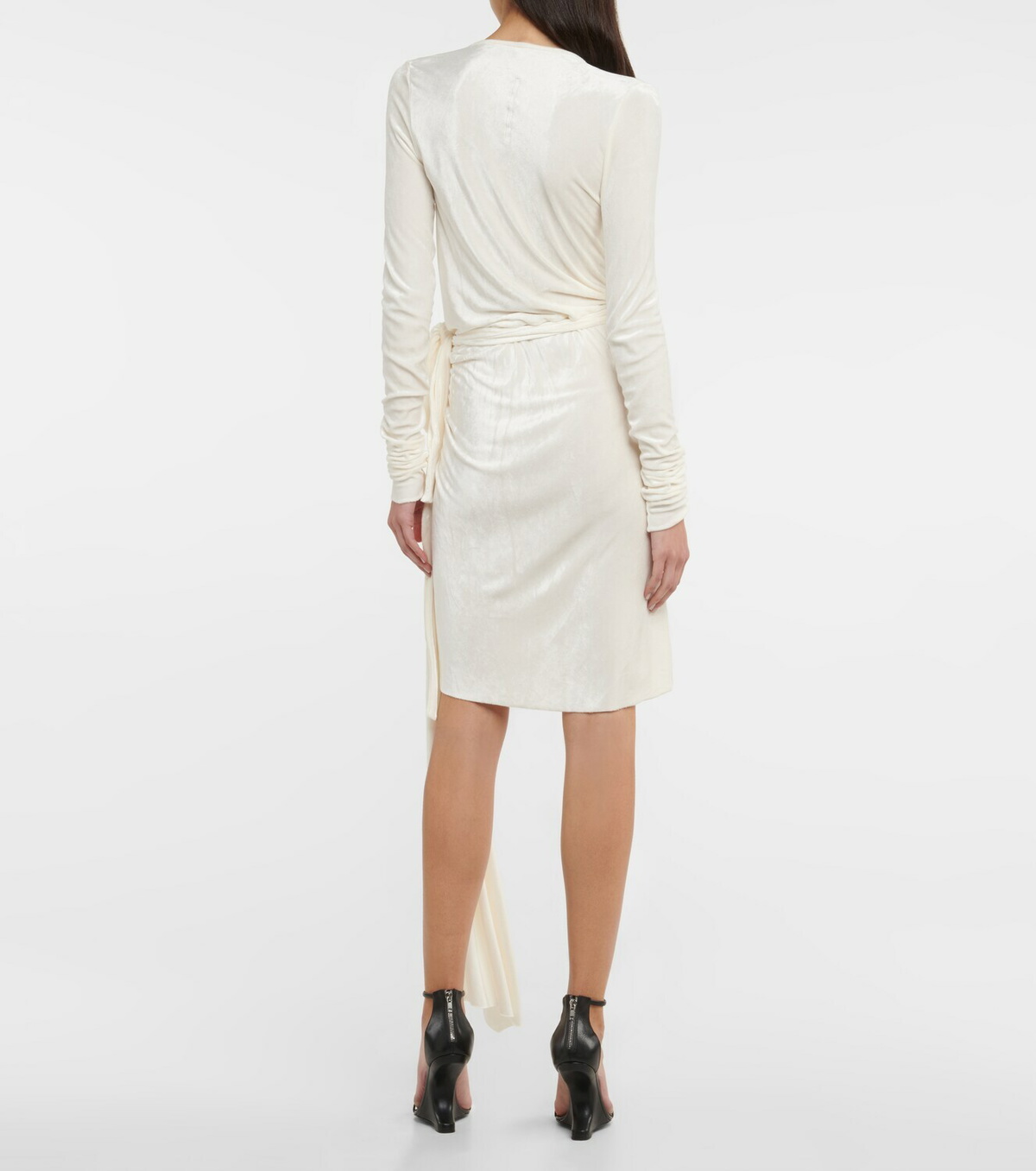 knee length dresses for ladies White Cotton Floral Lace Midi Dress – Mint Velvet main image 1