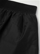 Simone Rocha - Wide-Leg Ruched Padded Shell Shorts - Black
