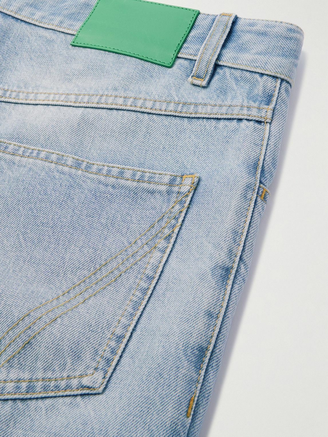 Bottega Veneta - Wide-Leg Bleached Jeans - Blue Bottega Veneta Bottega Veneta - Wide-Leg Bleached Jeans - Blue Bottega Veneta
