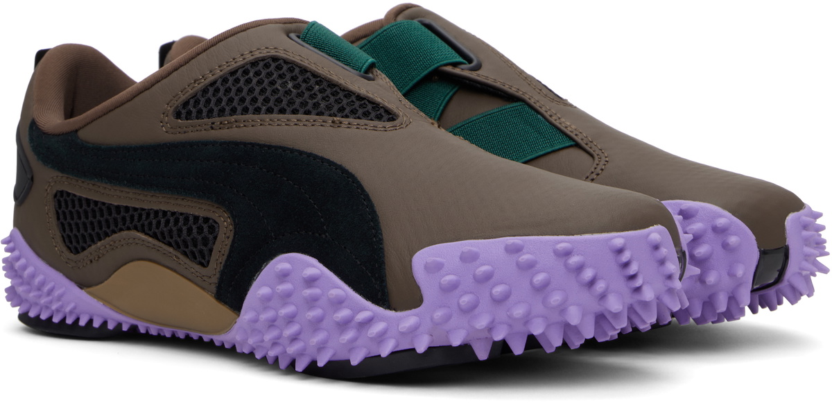 PUMA Brown UR Mostro Communication Sneakers Puma