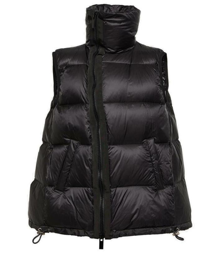 Photo: Sacai Asymmetric quilted down vest