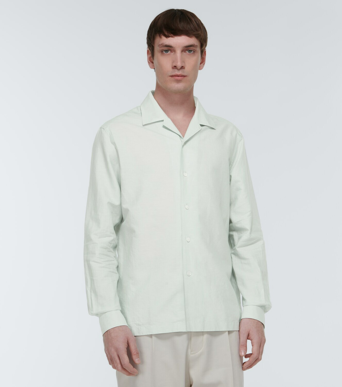 Zegna Cotton, linen and silk shirt Zegna