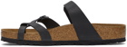 Birkenstock Black Oiled Leather Mayari Sandals