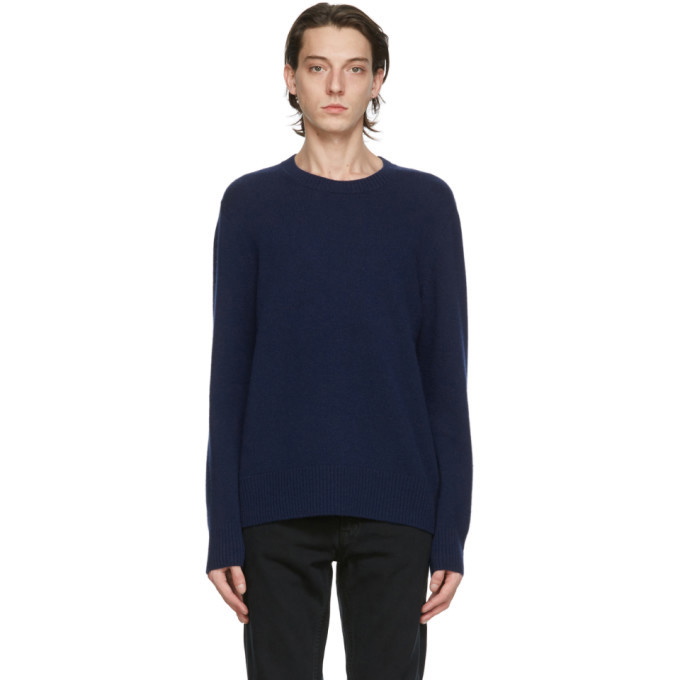 Photo: Nudie Jeans Blue Wool Hampus Sweater